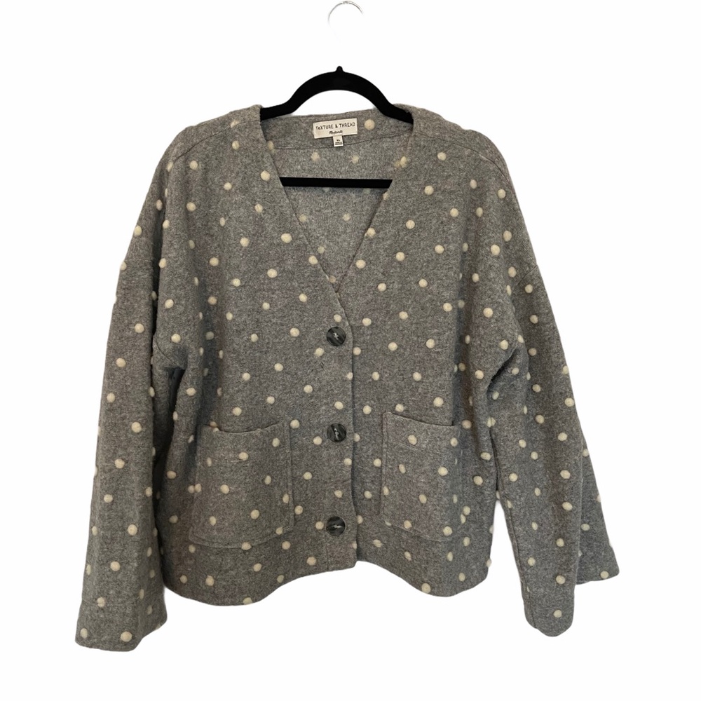 Madewell Texture and Thread bobble cardigan